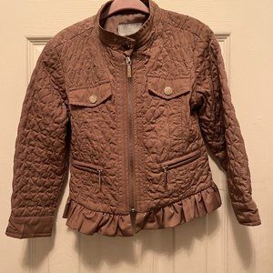 Mayoral Girls Quilted Jacket - (Size 3)
